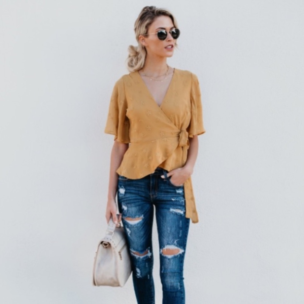 Vici Star Wrap Top